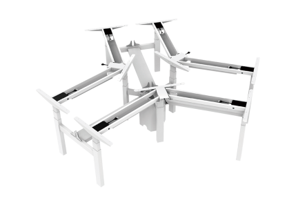 Elektriskt höj- och sänkbart skrivbord DS9 / 120° Multi-Station