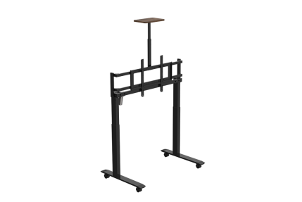 Elektrisk lyft TV-stativ Mobil vagn