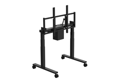 Mobil vagn TV-stativ med dubbla motorer