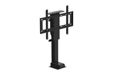 Dold TV-bänk med en motor